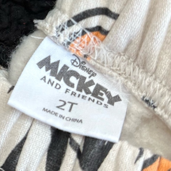 Mickey & Friends 2pc Zipper Sherpa Hoodie & Matching Pull on Sweatpants- 2T - Picture 7 of 10